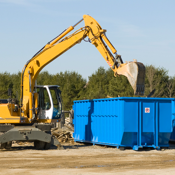 what size residential dumpster rentals are available in Madison County MS